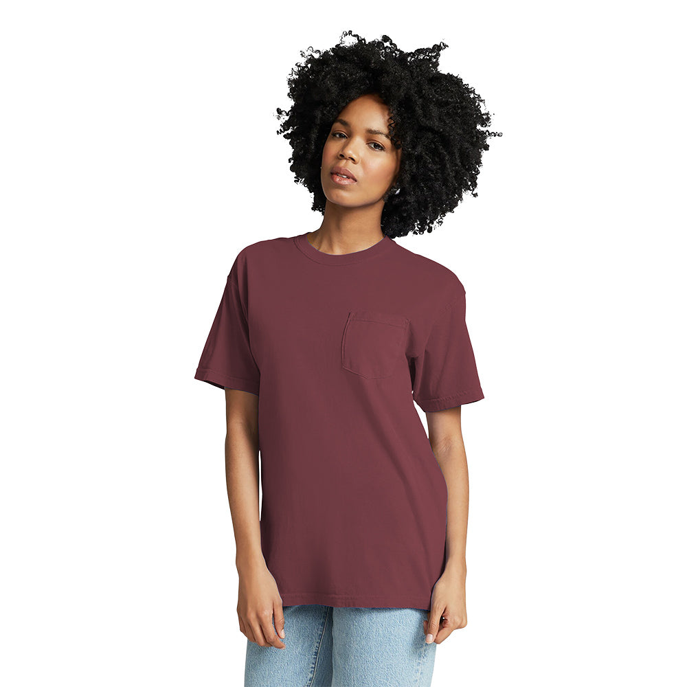 Comfort Colors ® Ladies Heavyweight Ring Spun Pocket Tee