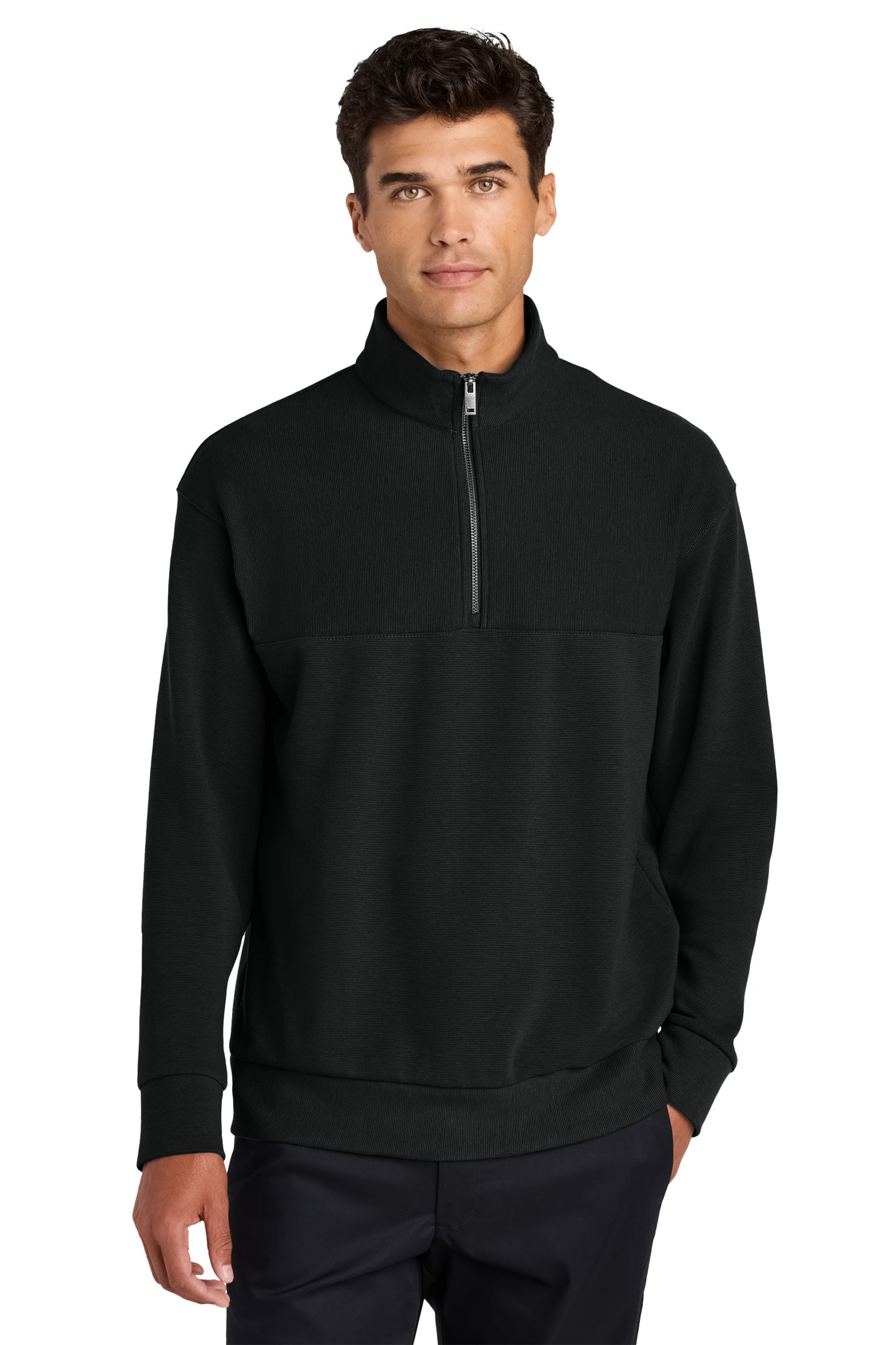 Mercer+Mettle® Linear Texture 1/4-Zip