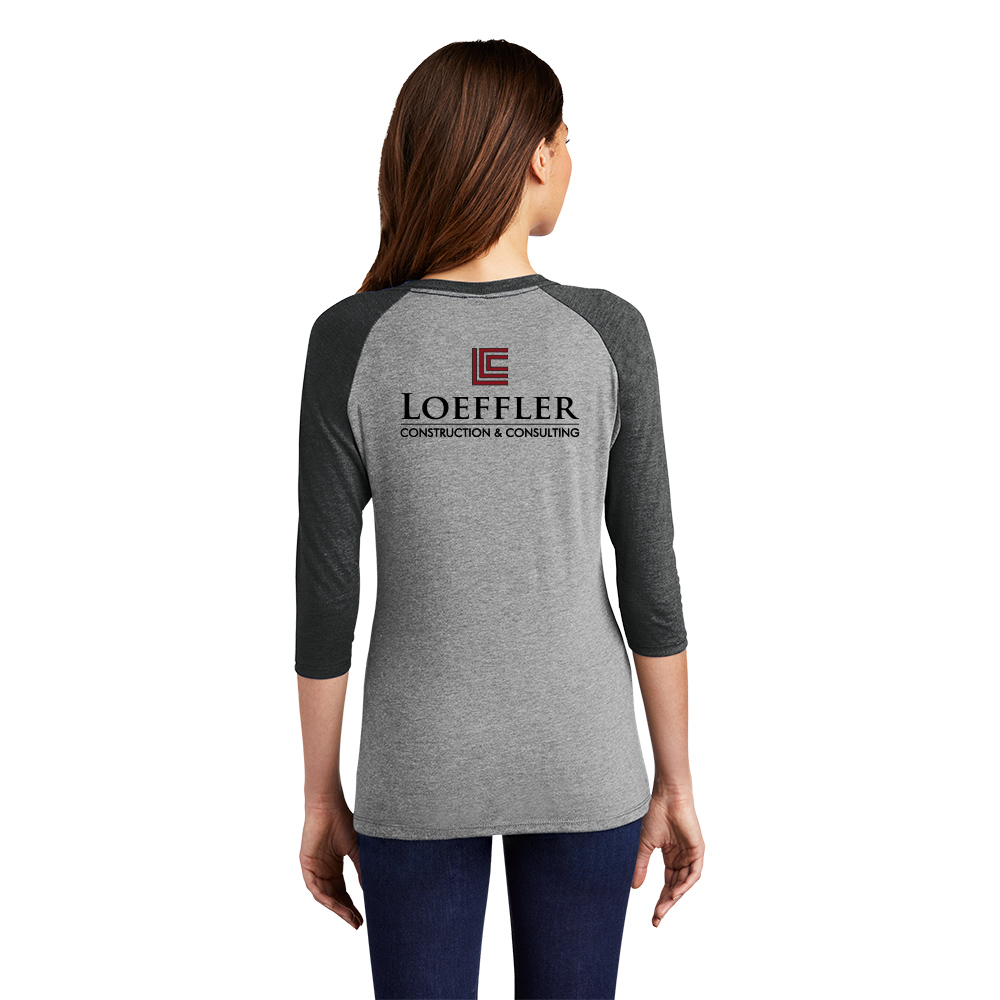 District Women's Perfect Tri 3/4-Sleeve Raglan