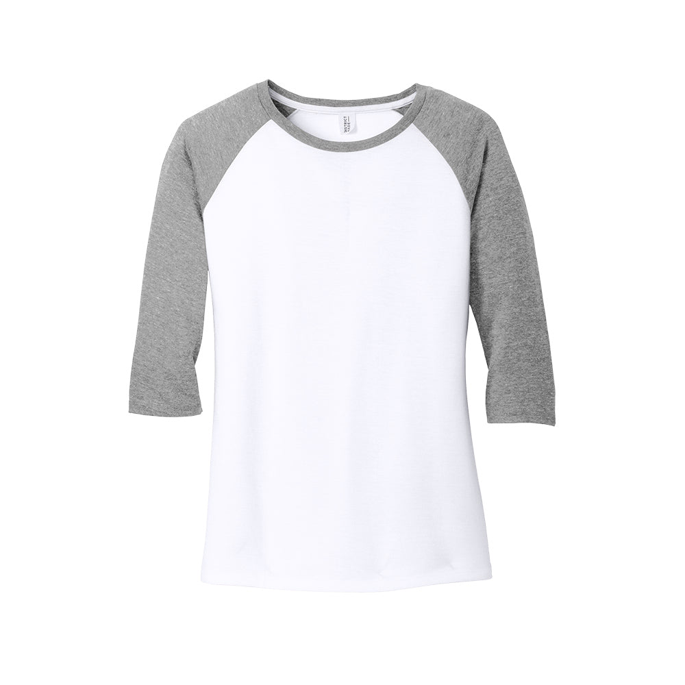 District Women's Perfect Tri 3/4-Sleeve Raglan