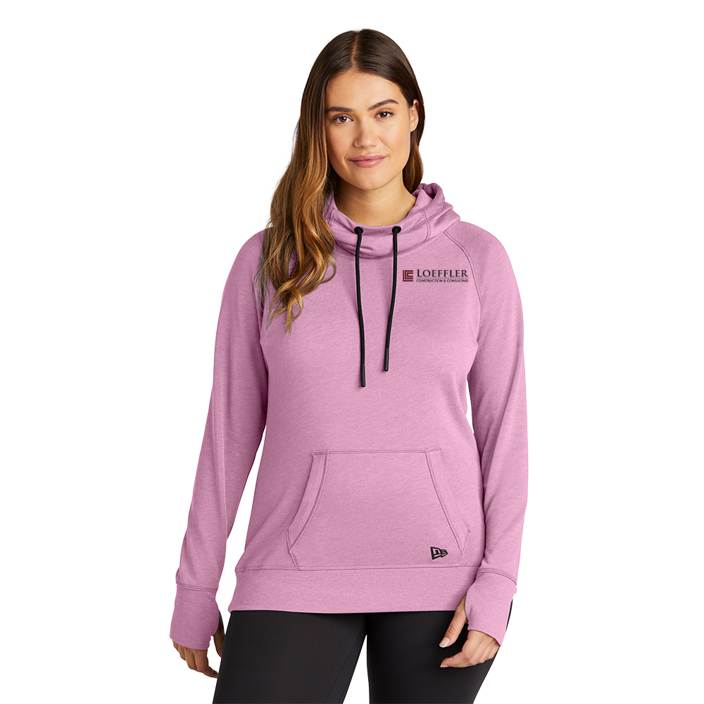 New Era Ladies Tri-Blend Fleece Pullover Hoodie