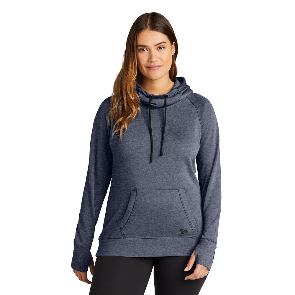 New Era Ladies Tri-Blend Fleece Pullover Hoodie