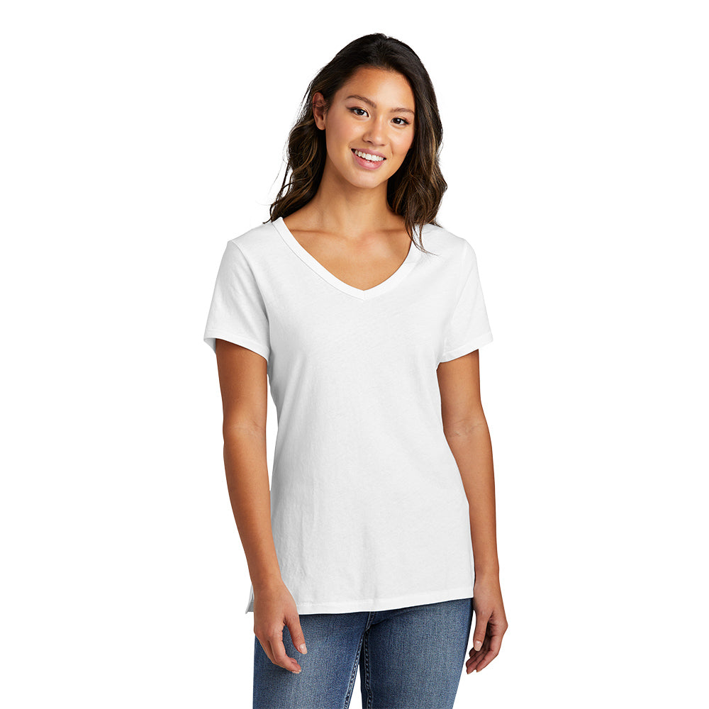 Port & Company Ladies Beach Wash Garment-Dyed V-Neck Tee