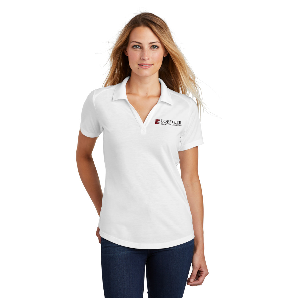 Sport-Tek Ladies Posi Charge Tri-Blend Wicking Polo