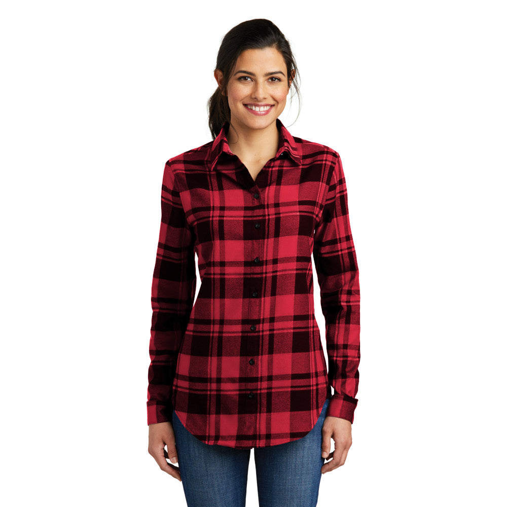 Port Authority Ladies Plaid Flannel Shirt