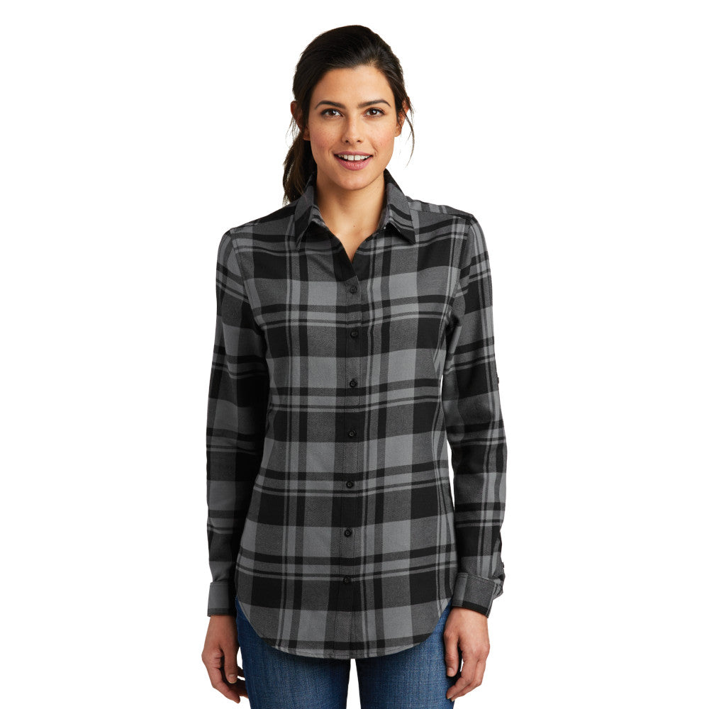 Port Authority Ladies Plaid Flannel Shirt
