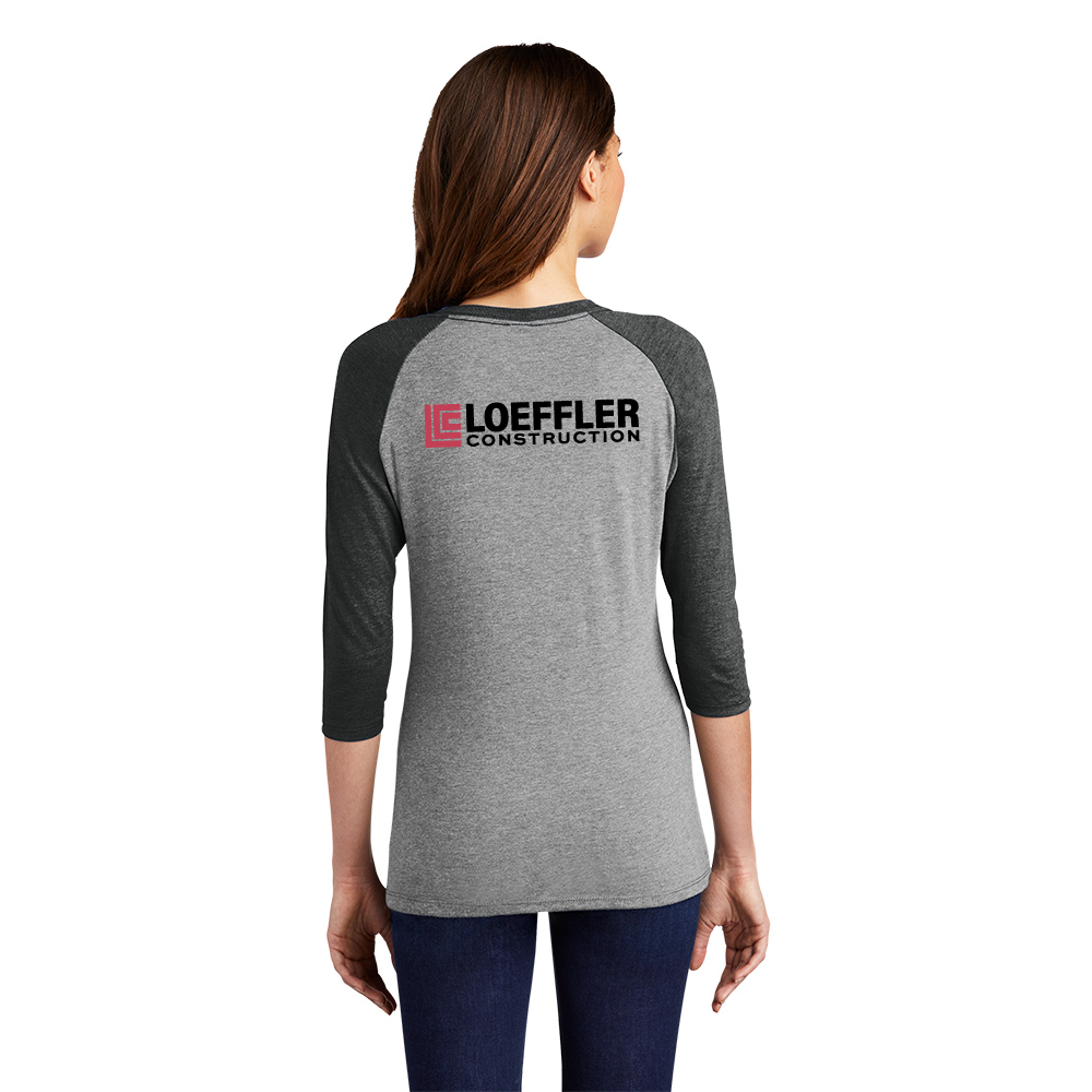 District Women's Perfect Tri 3/4-Sleeve Raglan
