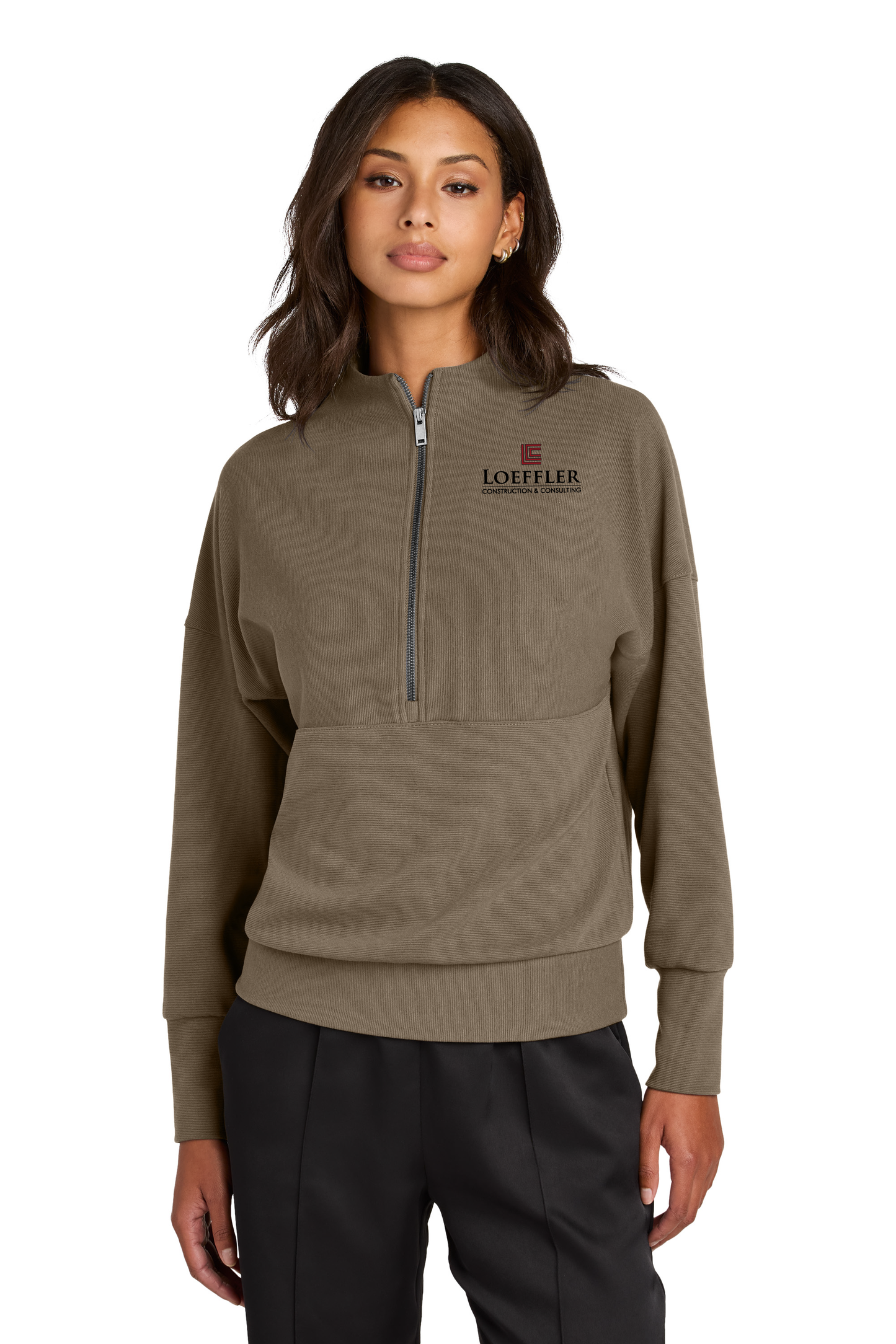 Mercer+Mettle® Women’s Linear Texture 1/4-Zip
